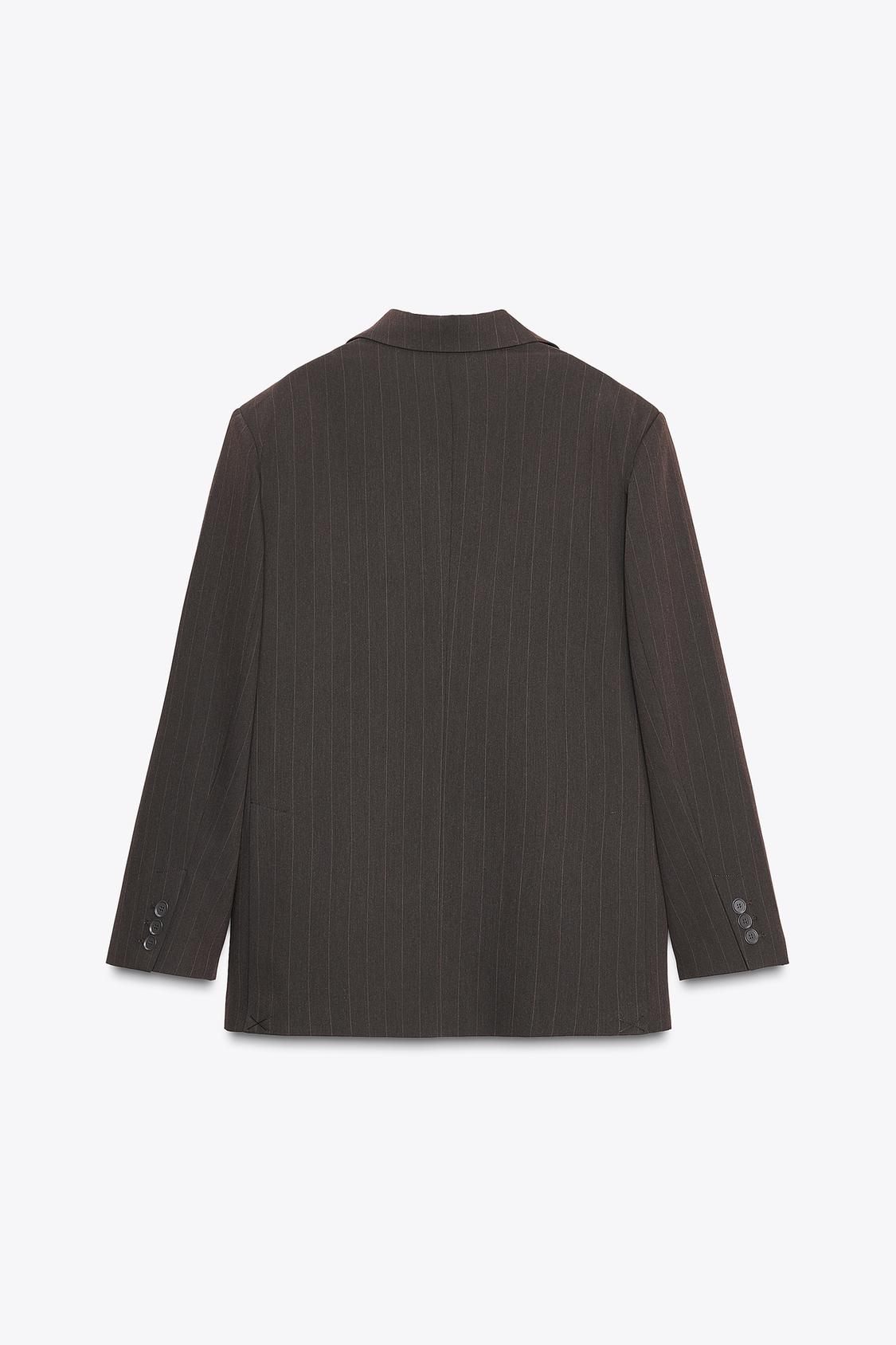 Oversized Pinstripe Blazer