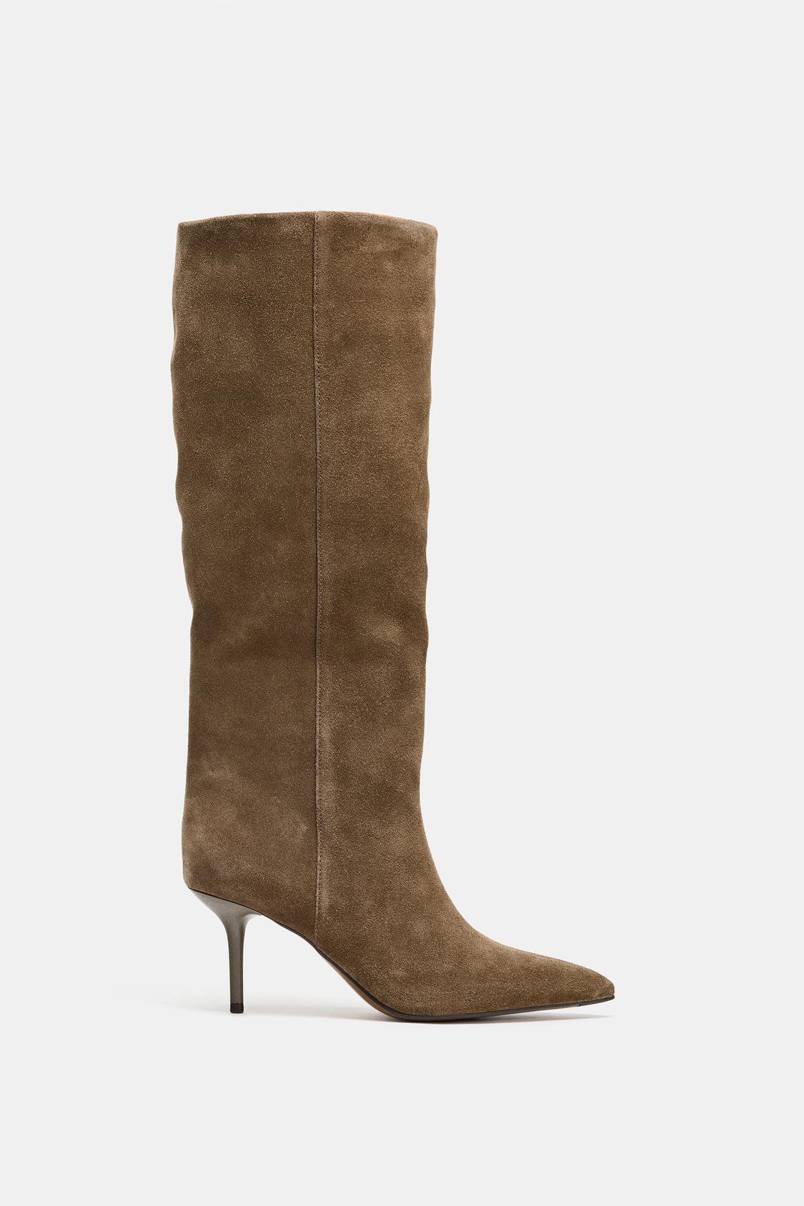 Sloane | Suede High-Heel Boots