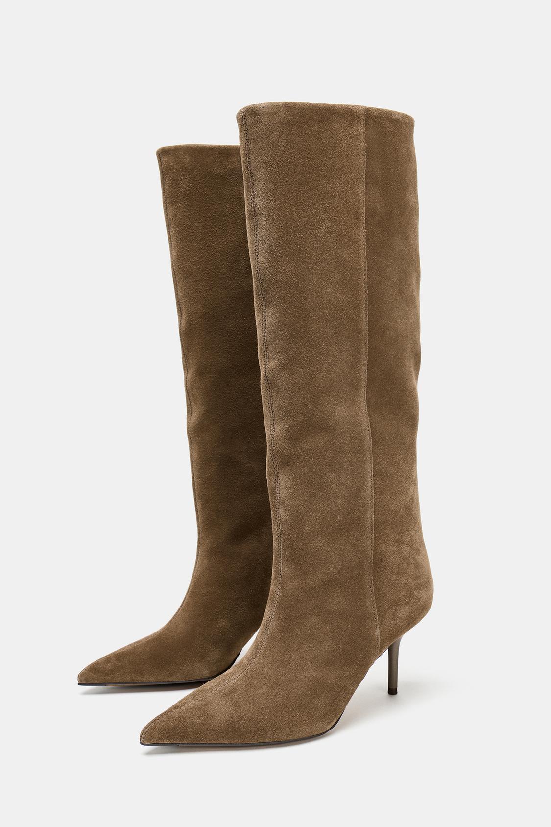 Sloane | Suede High-Heel Boots