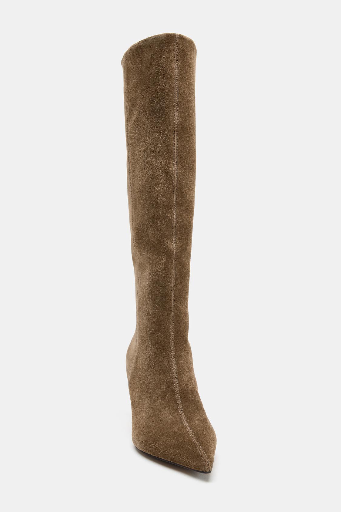 Sloane | Suede High-Heel Boots