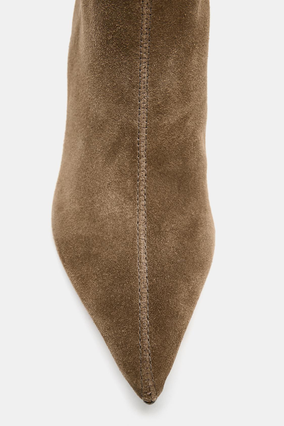 Sloane | Suede High-Heel Boots