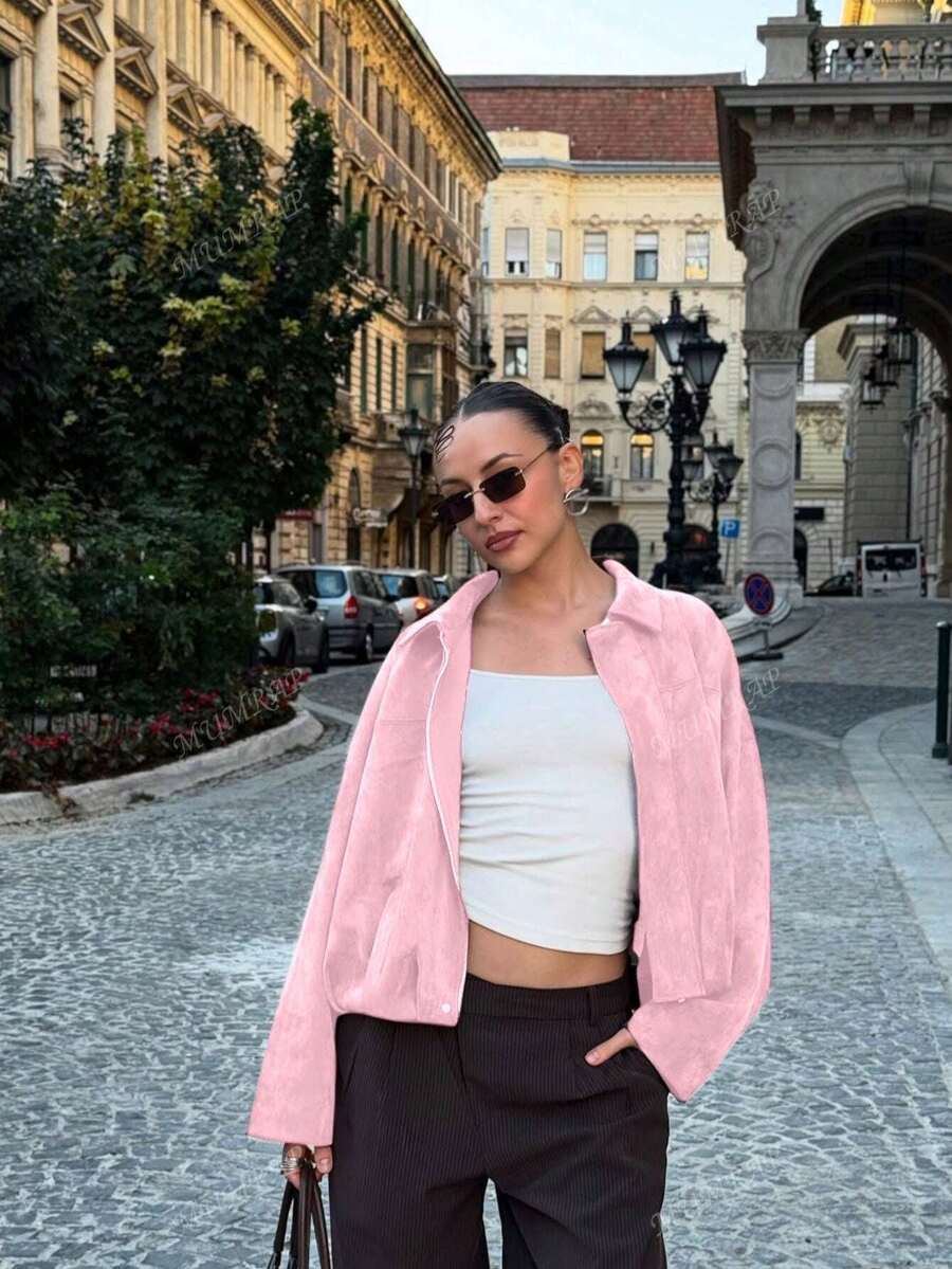 Women’s Vintage Zip-Up Street Jacket