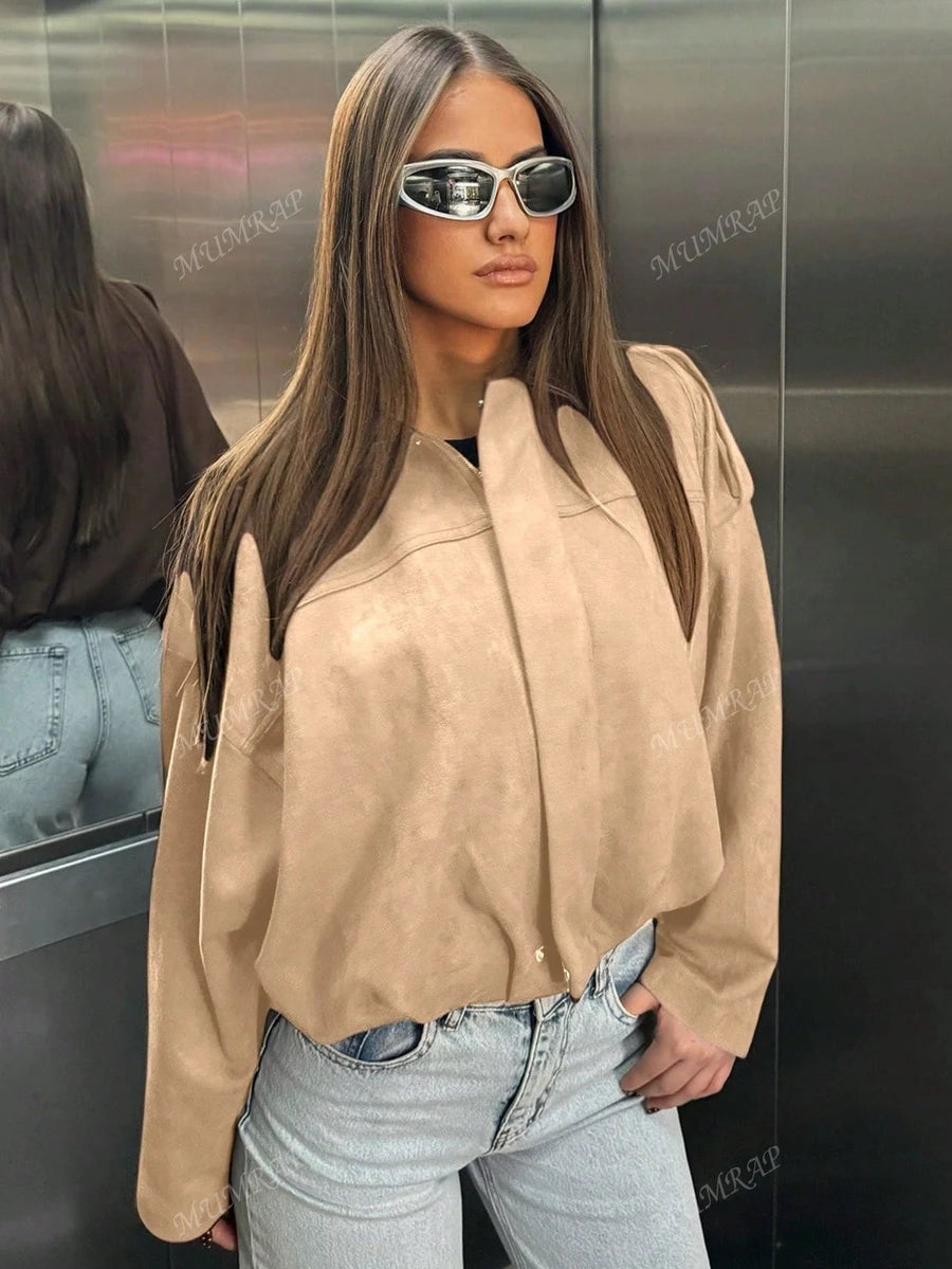 Women’s Vintage Zip-Up Street Jacket