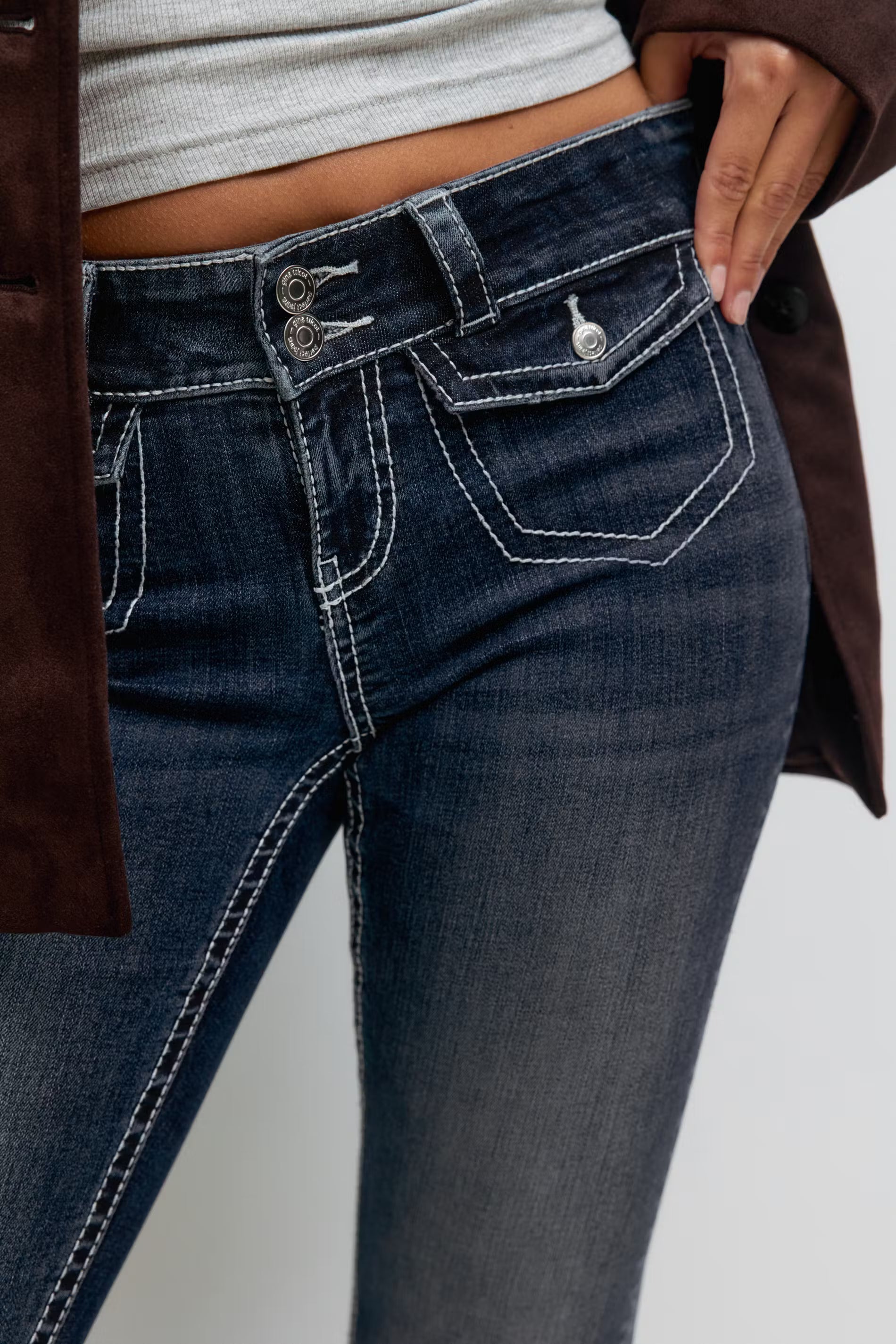 Liora Front Pocket Jeans