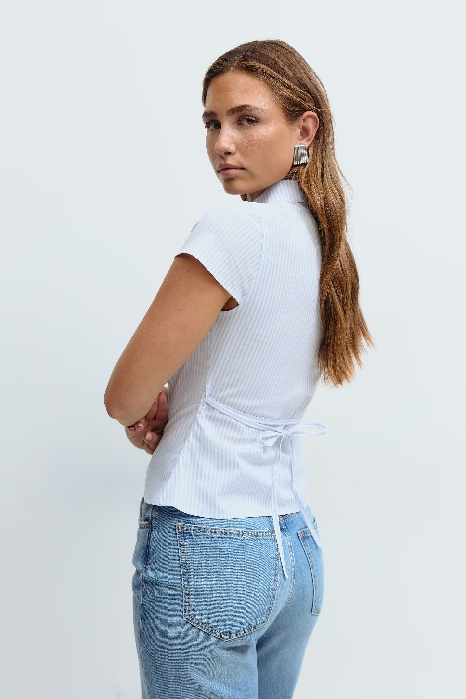 Renée Fitted Striped Shirt