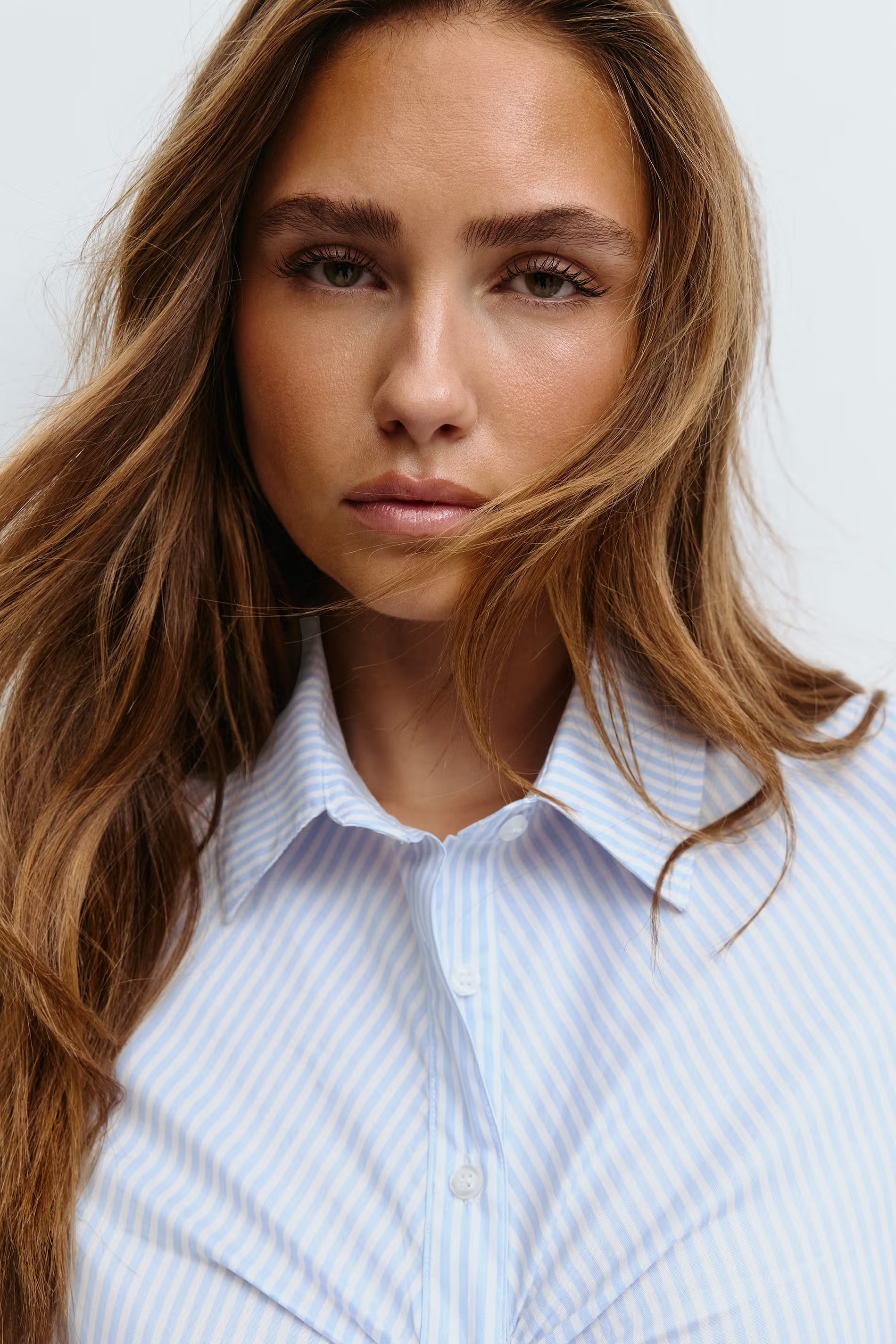 Renée Fitted Striped Shirt