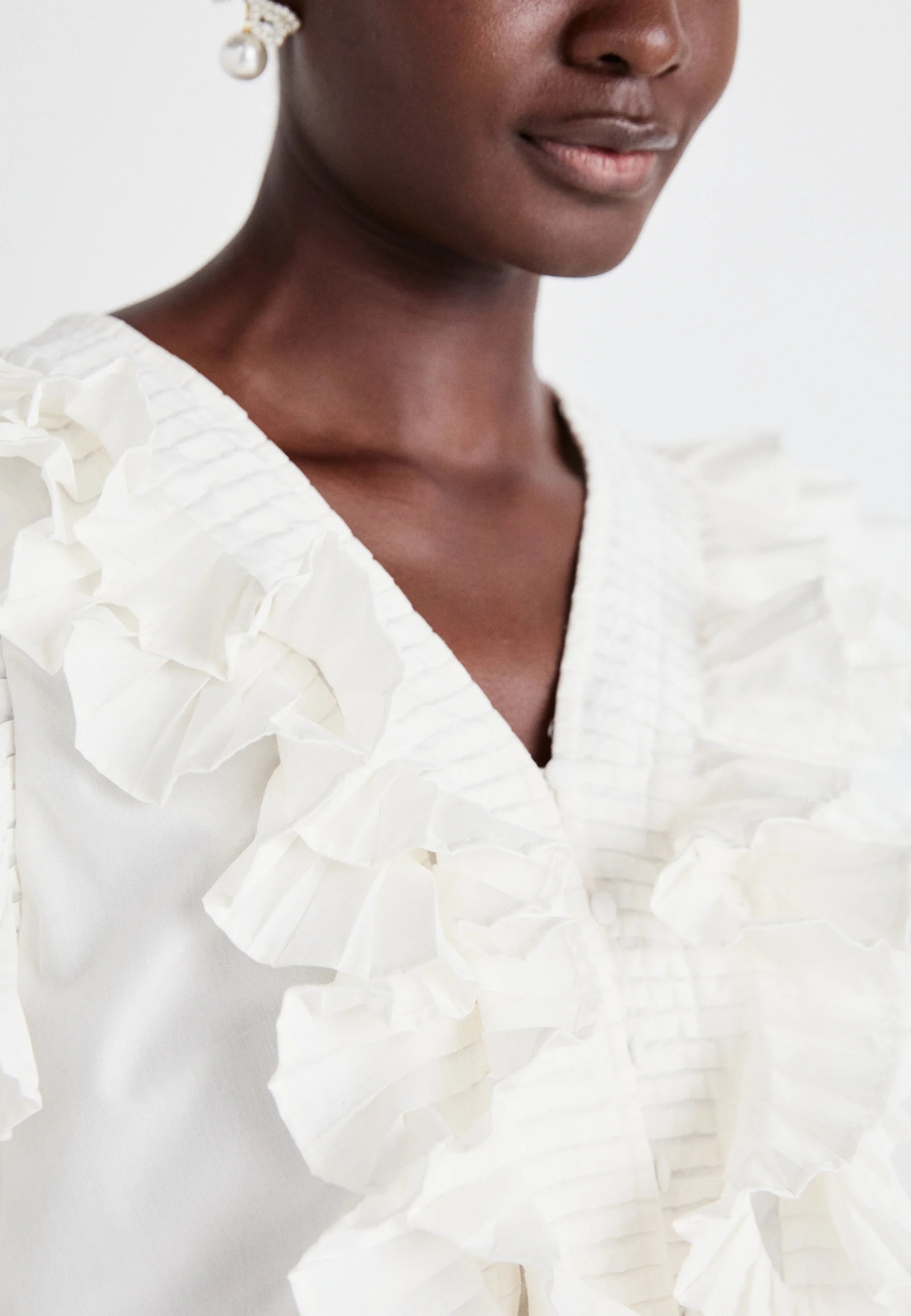 Ruffle | Blouse in Cherry Blossom