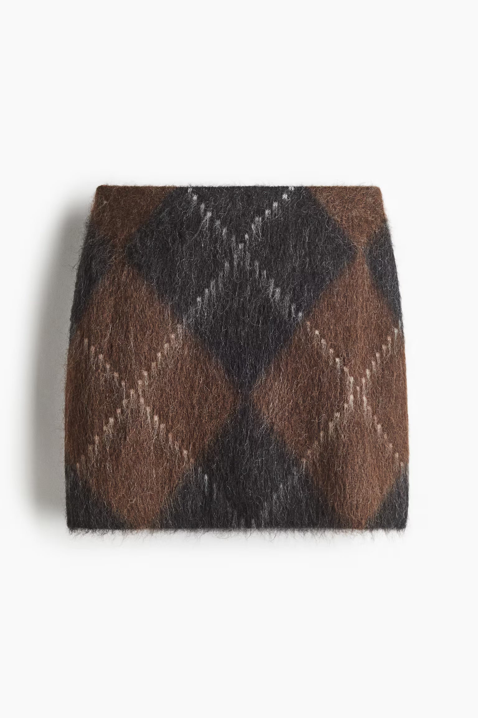 Mini skirt in a mohair blend