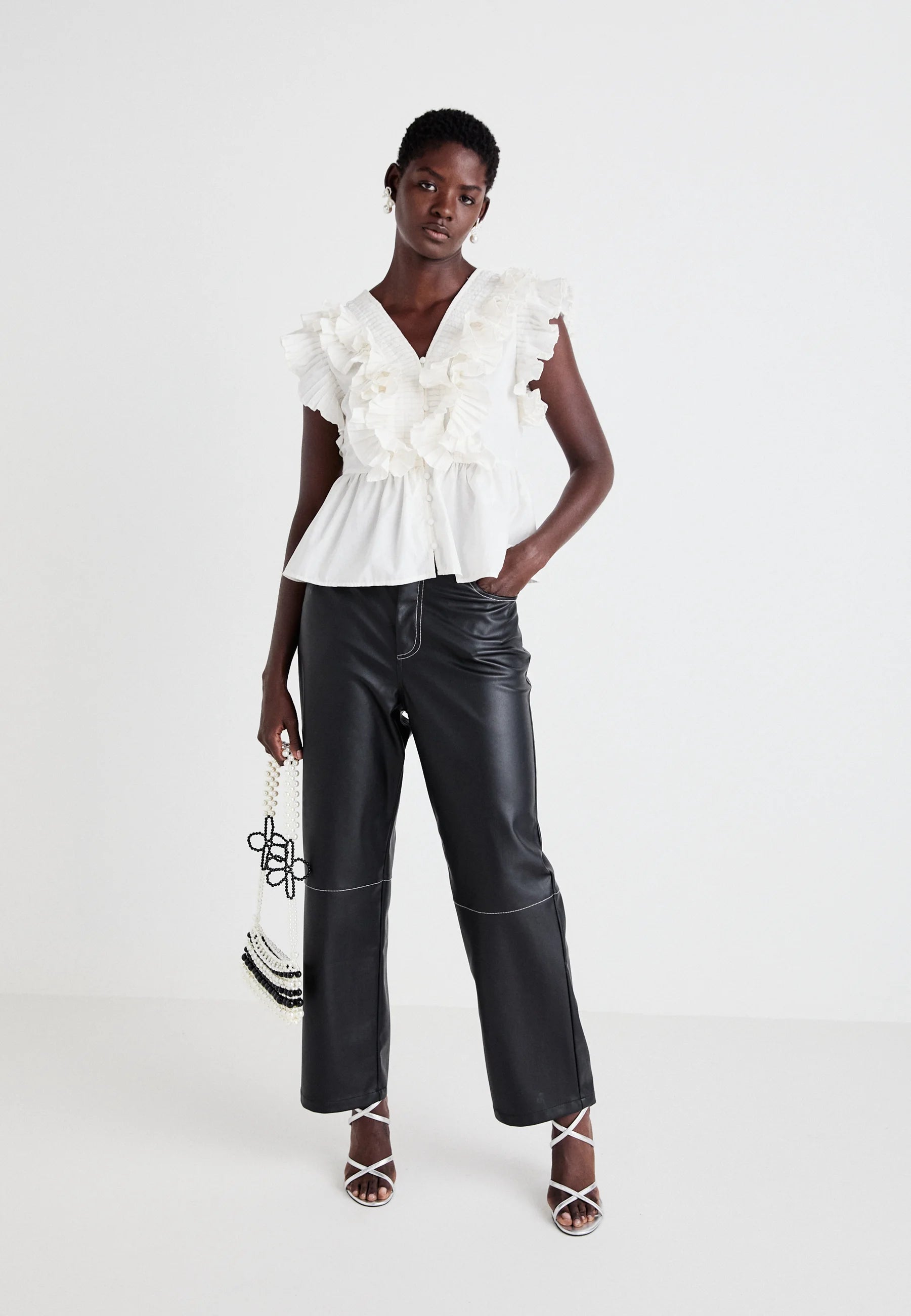 Ruffle | Blouse in Cherry Blossom