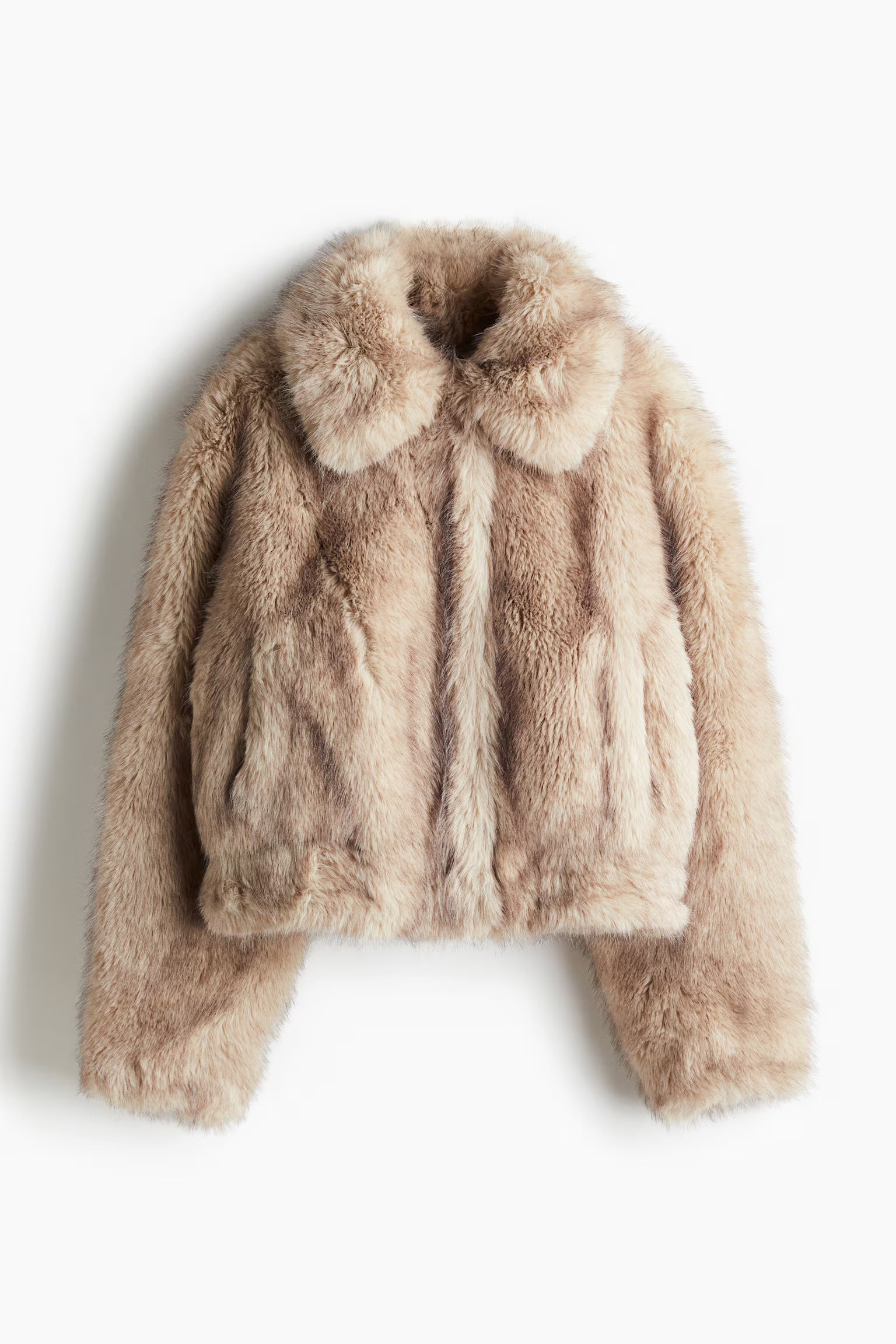 Steff Faux Fur Jacket - Beige