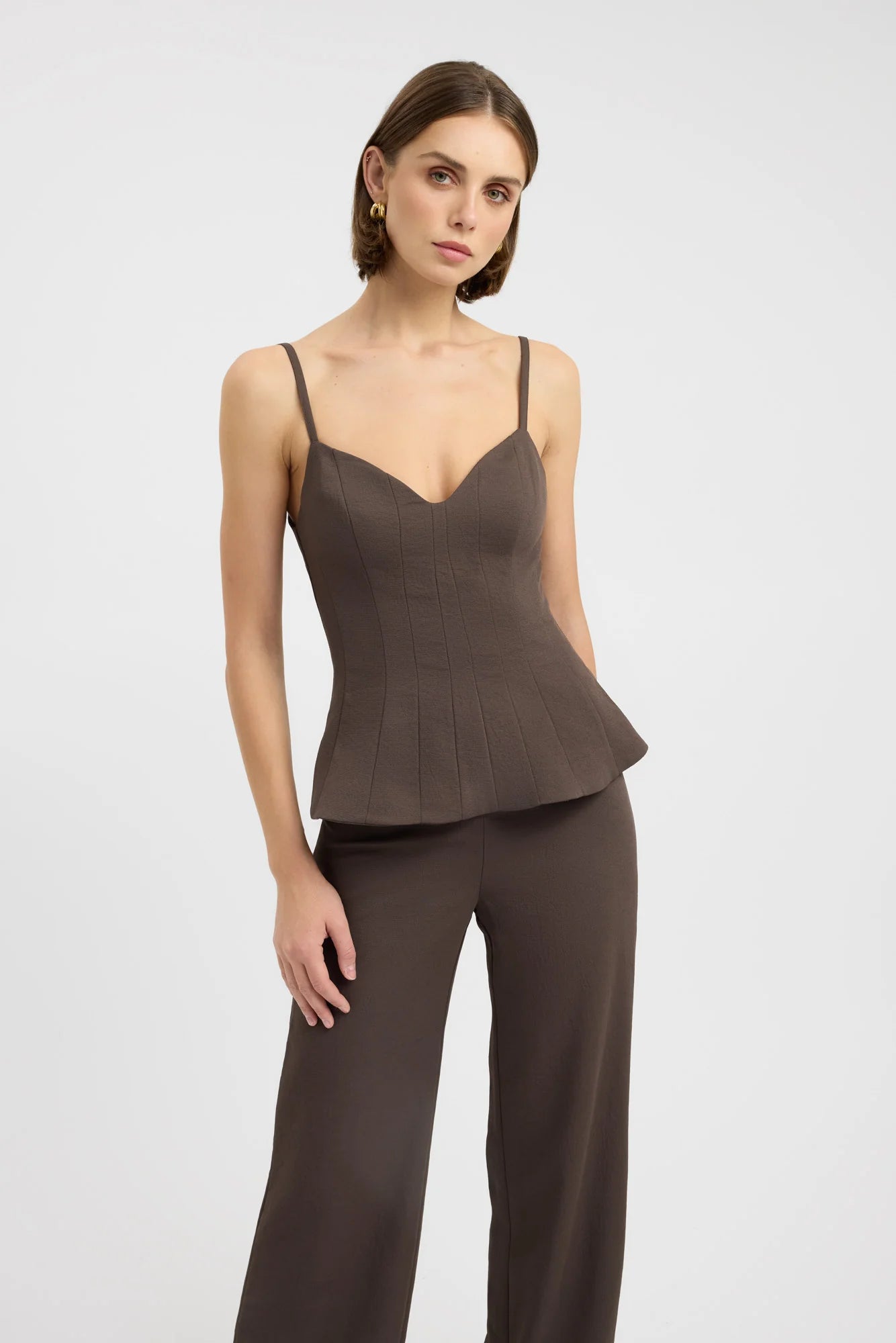 Amélie | Sweetheart Peplum Top