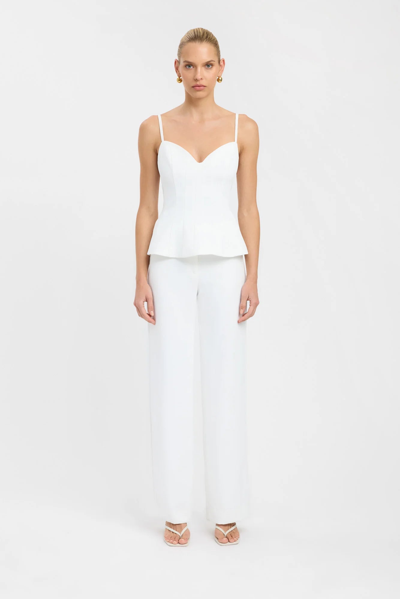 Amélie | Sweetheart Peplum Top