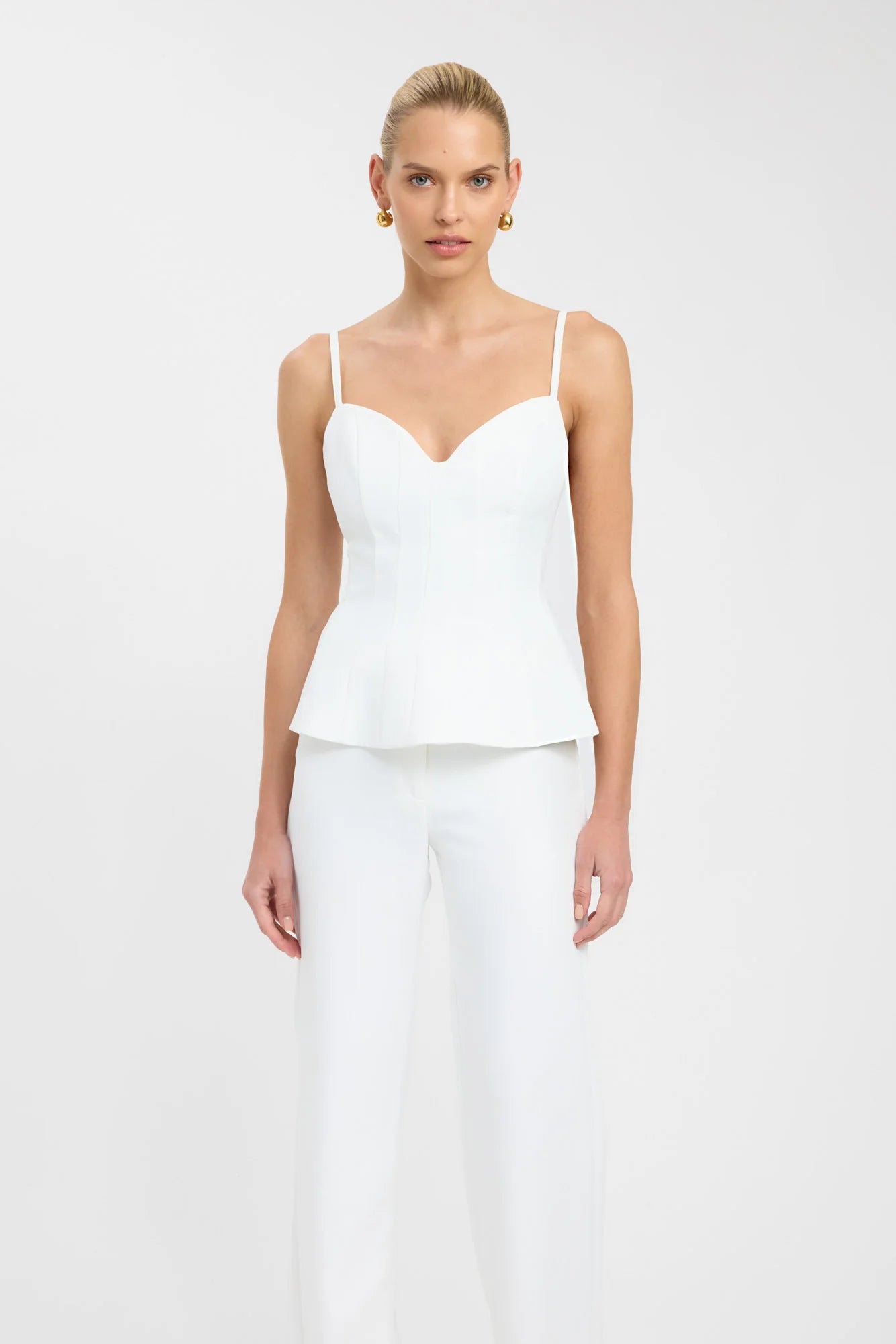 Amélie | Sweetheart Peplum Top