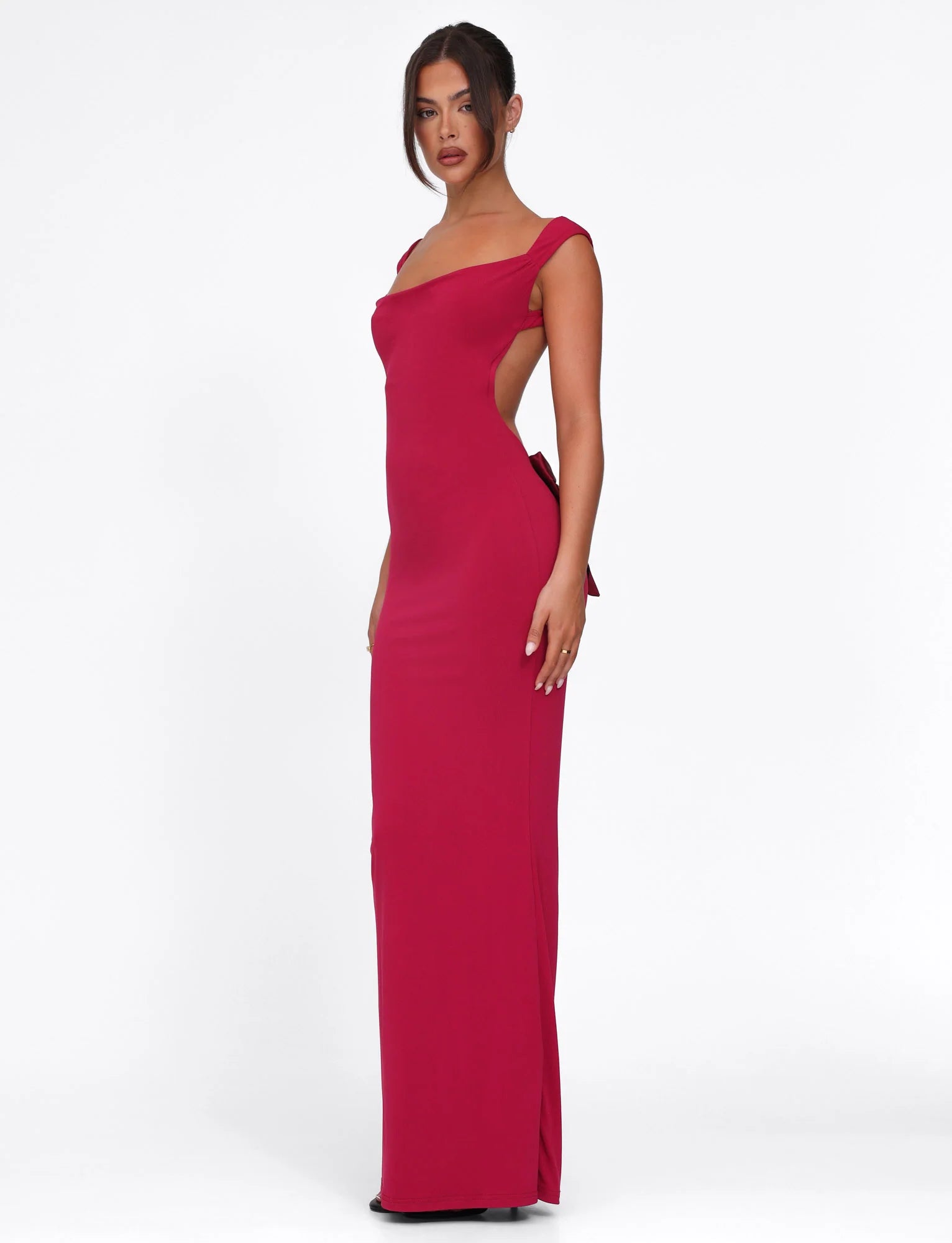 Zita | Cowl-Back Bodycon Maxi Dress