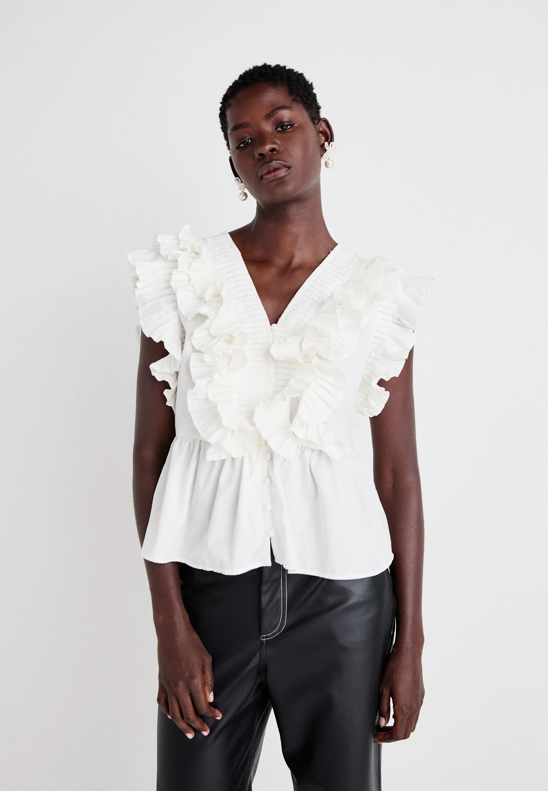 Ruffle | Blouse in Cherry Blossom
