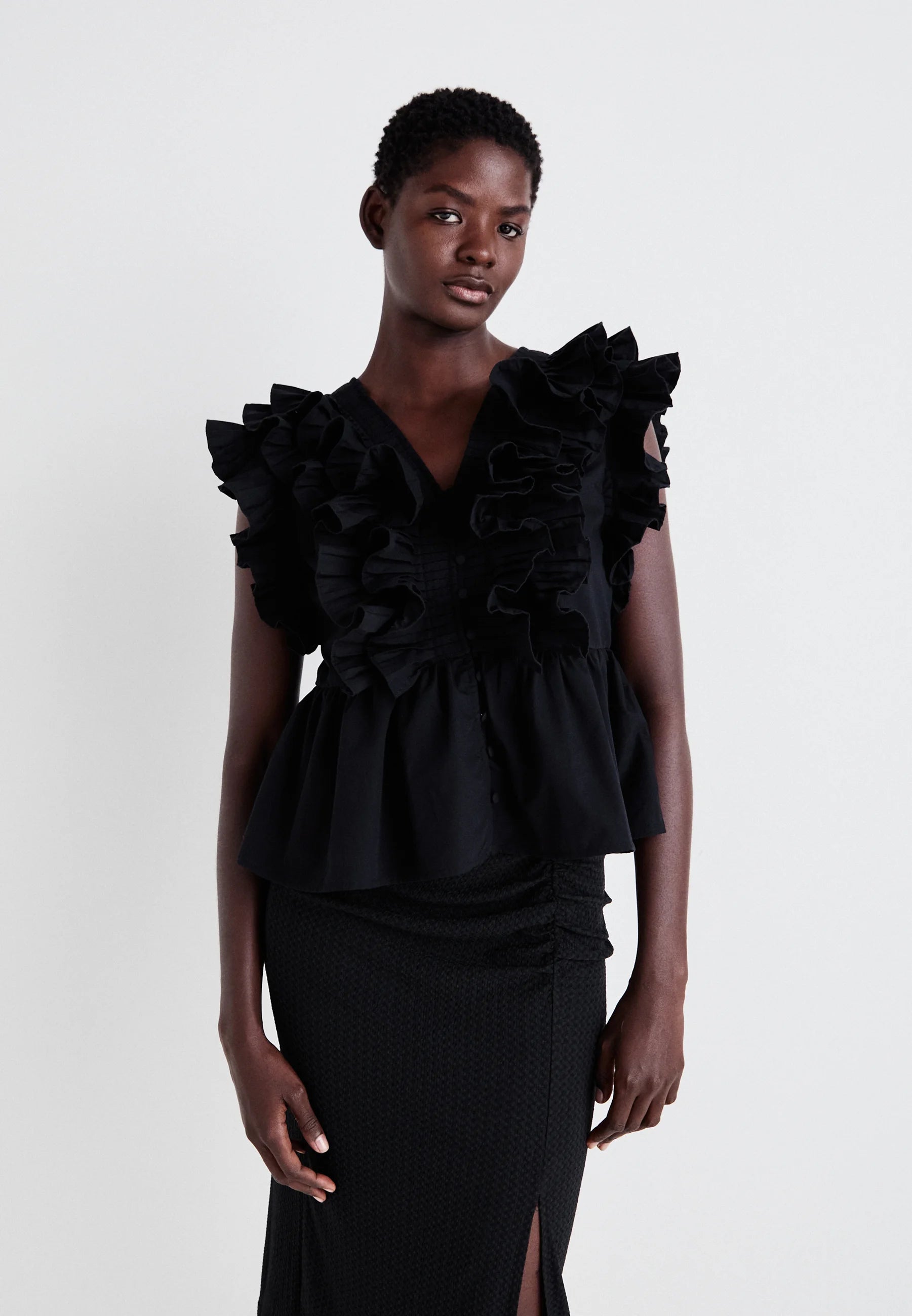 Ruffle | Blouse in Cherry Blossom