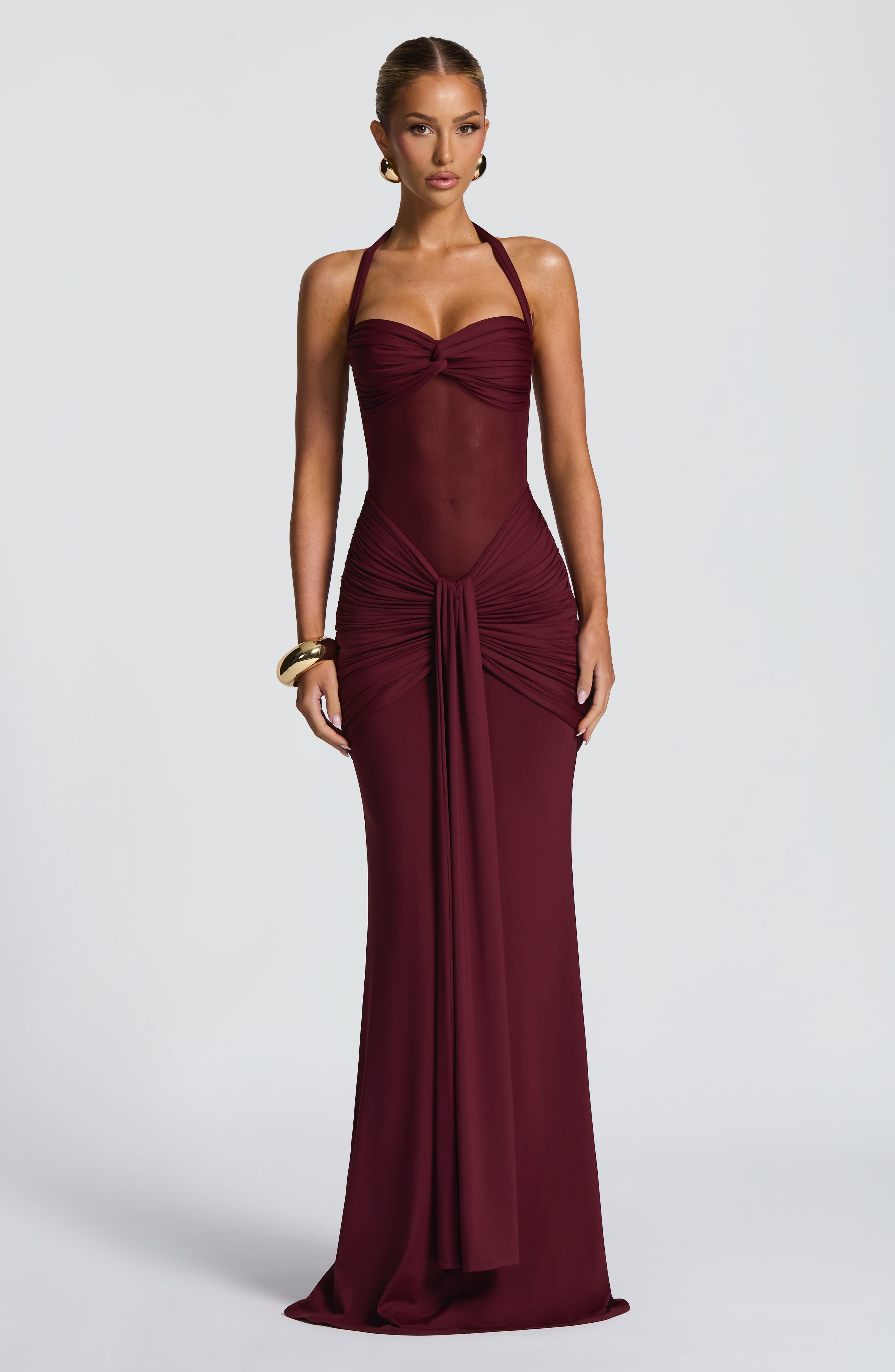 Vixen Maxi Dress - Cherry