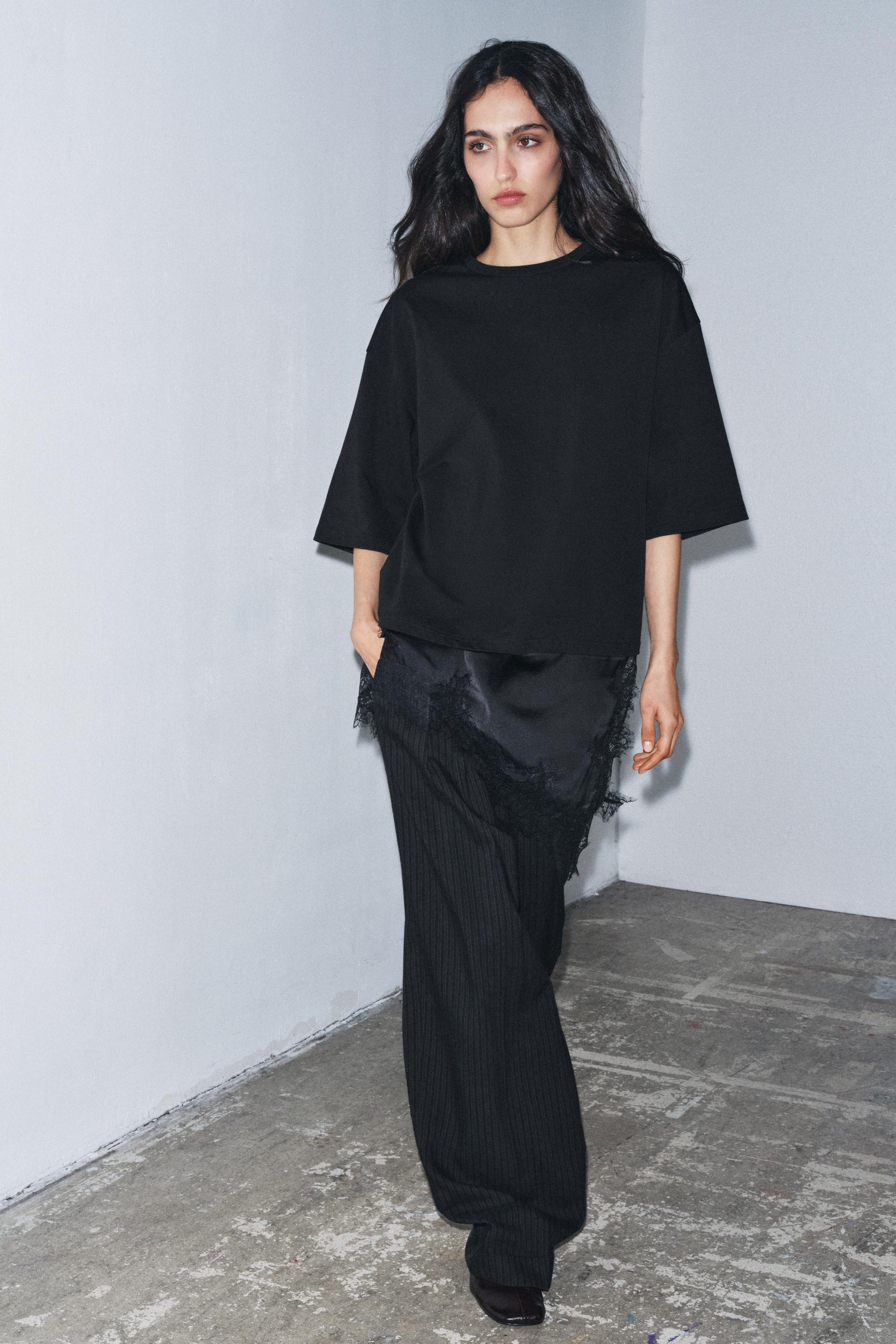 Amélie | Lace Trim T-Shirt