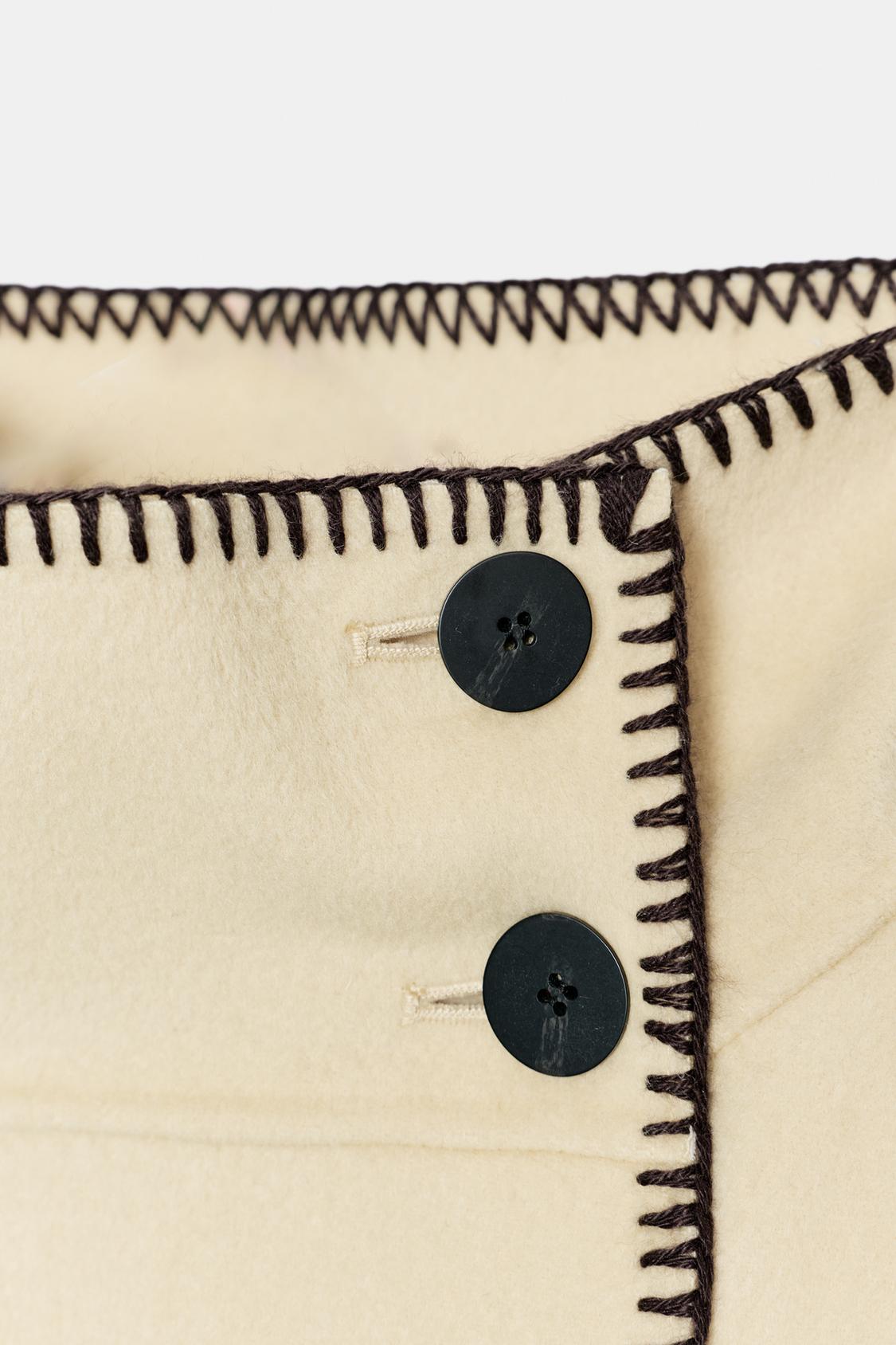 Luna | Cropped Wool Coat