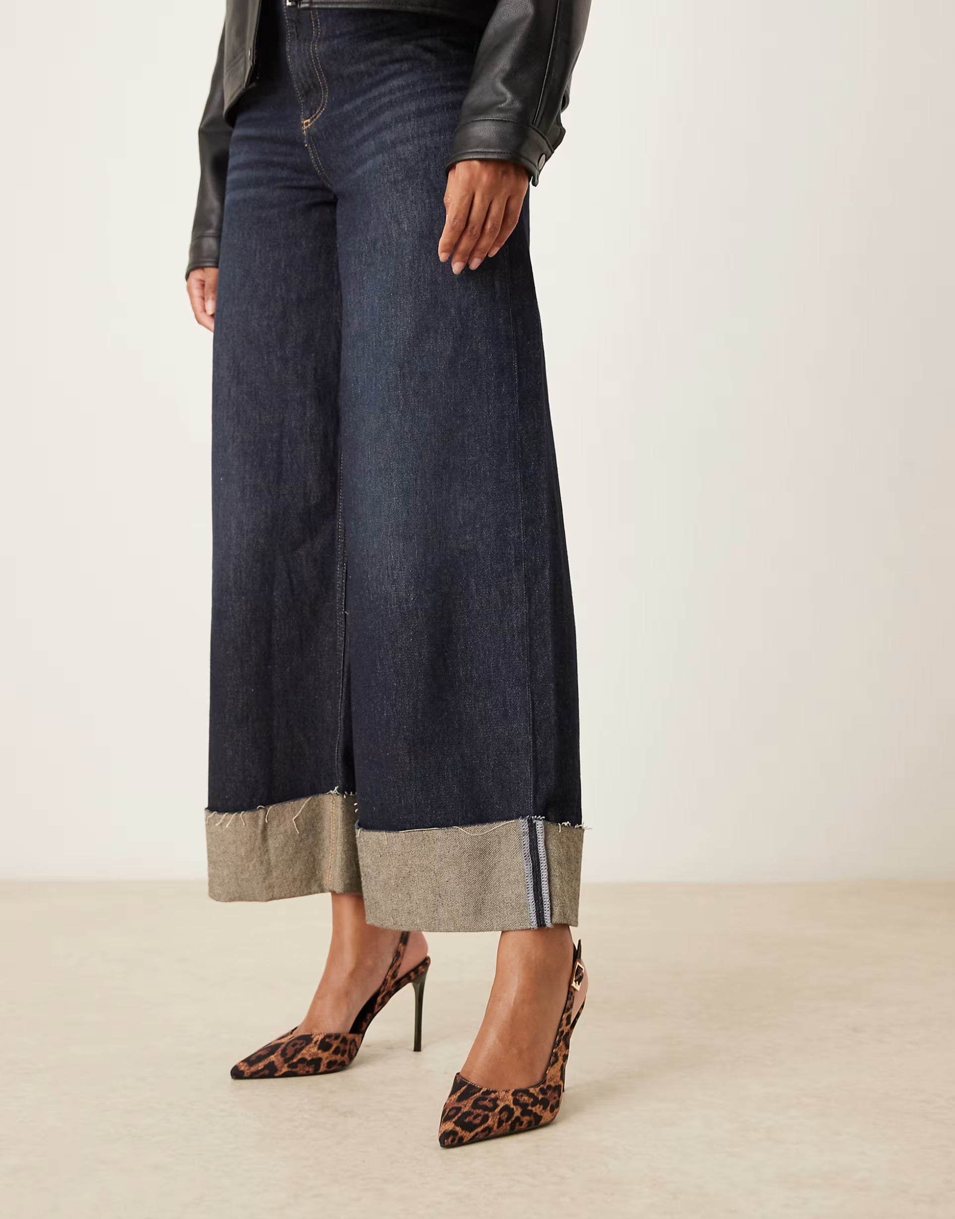 Leopard Print Slingback Heels