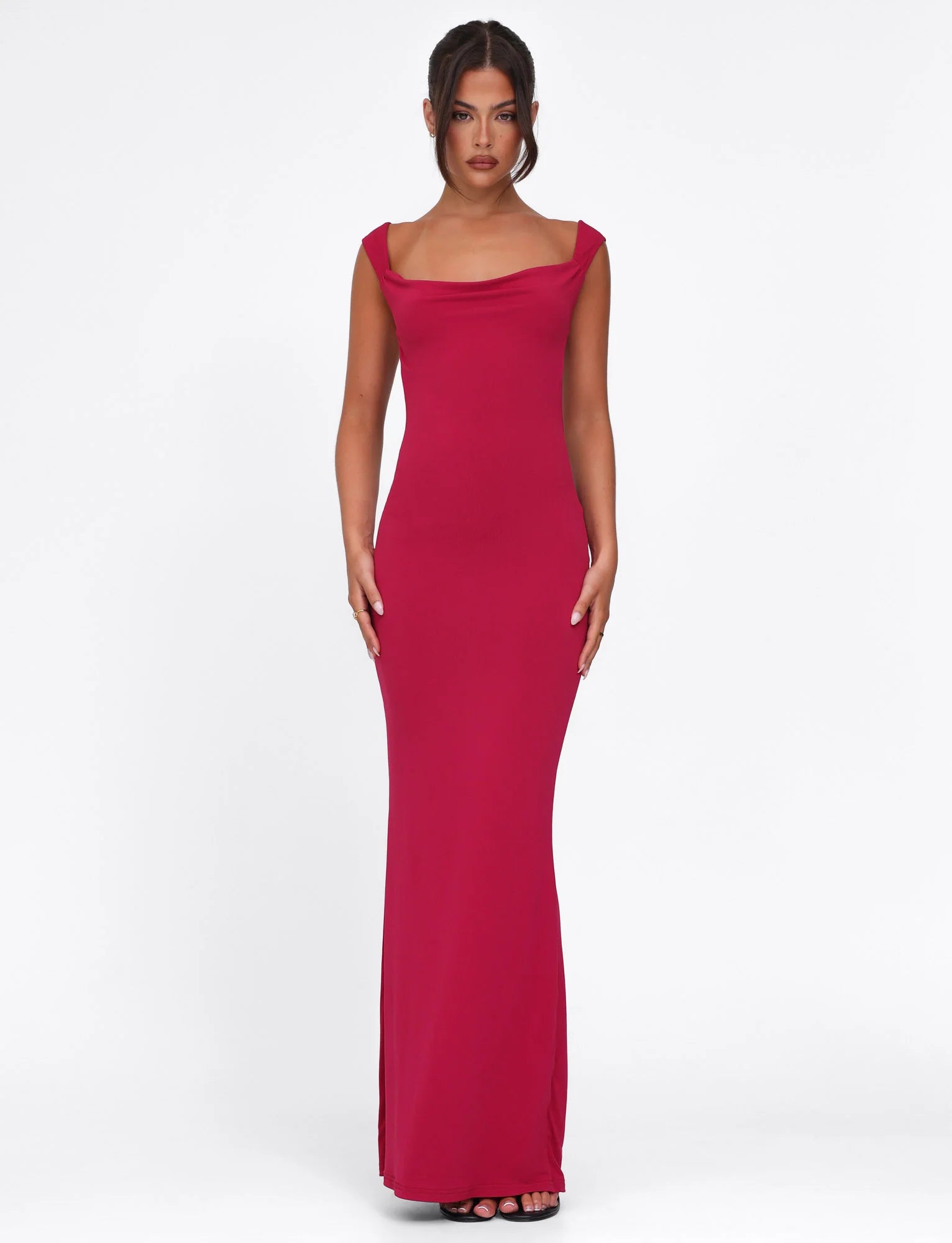 Zita | Cowl-Back Bodycon Maxi Dress