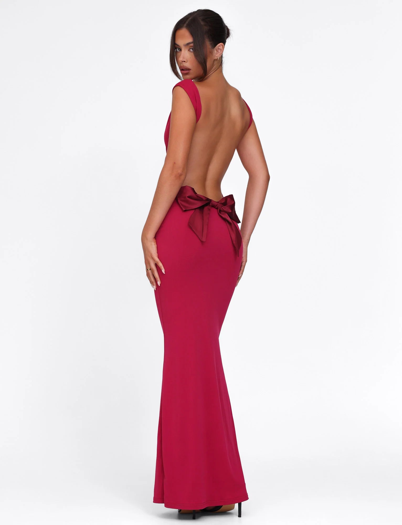 Zita | Cowl-Back Bodycon Maxi Dress