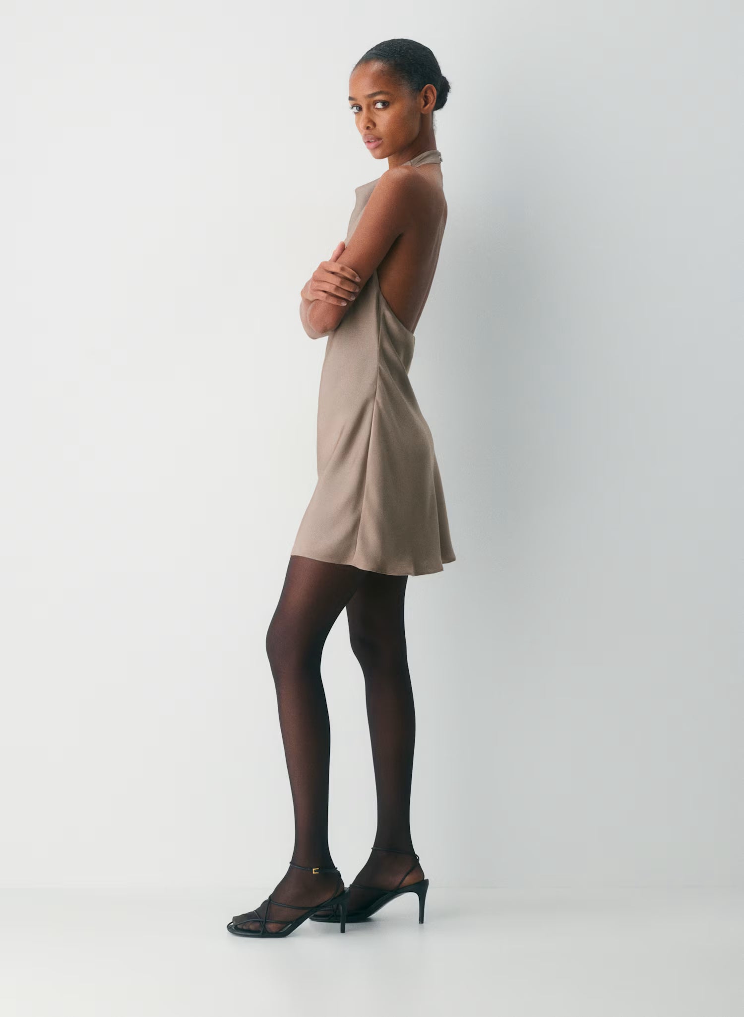 Audience Satin Mini Dress