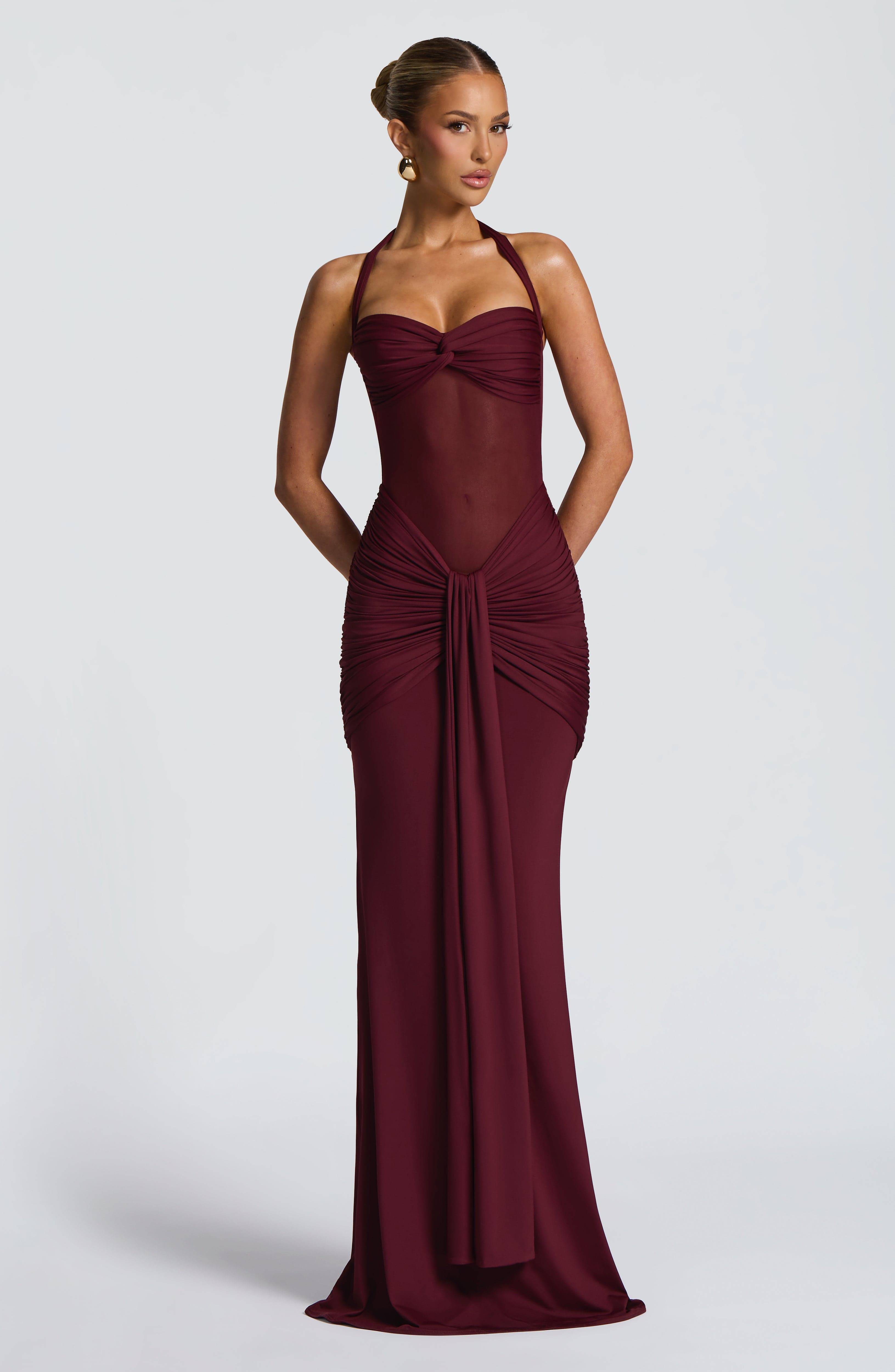 Vixen Maxi Dress - Cherry