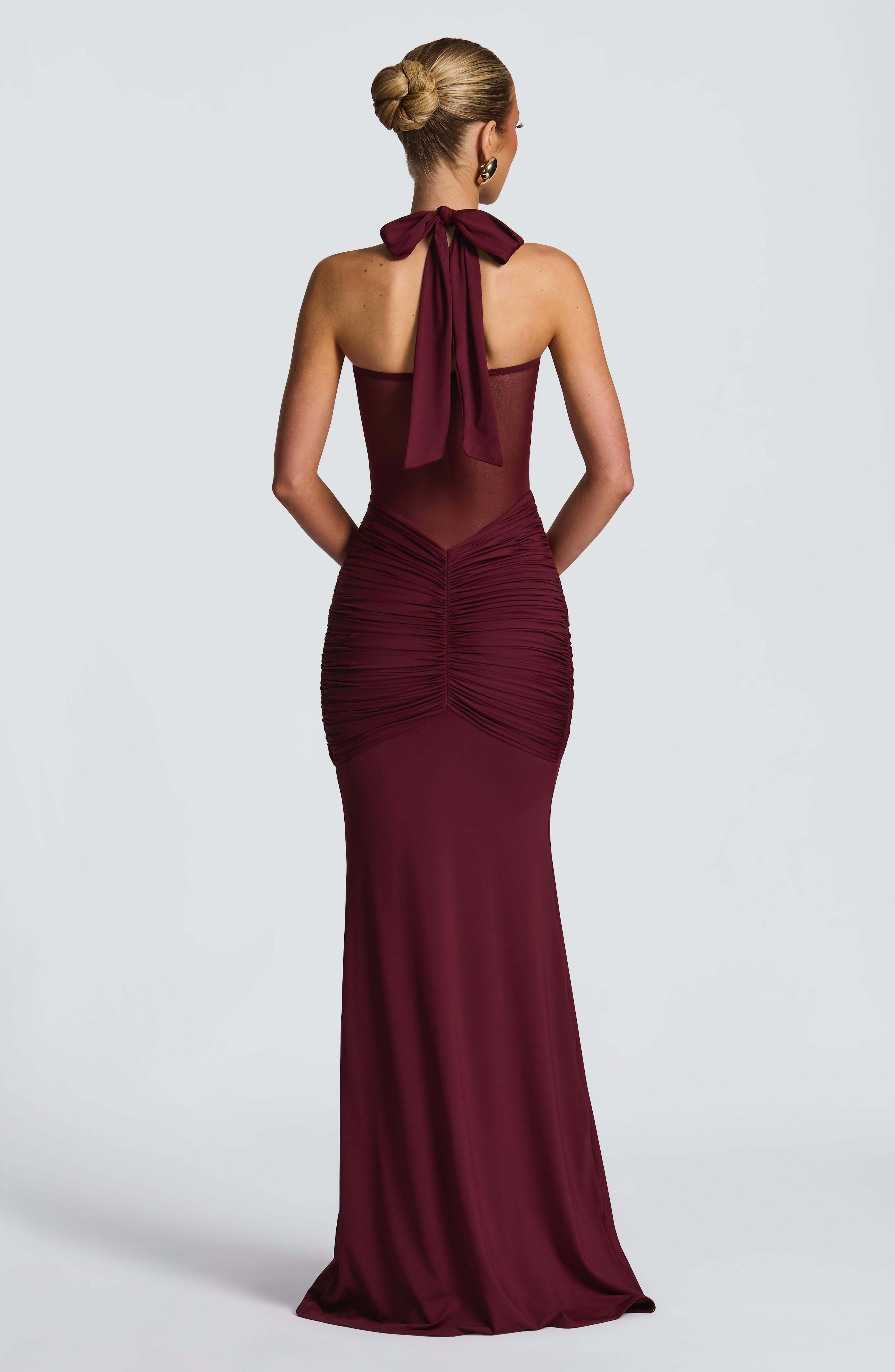 Vixen Maxi Dress - Cherry